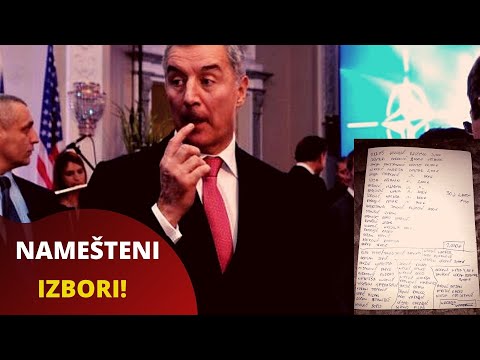 Pogledajte koliko Milo plaća glasove za izbore! MAFIJAŠKA PLJAČKA U NIKŠIĆU!