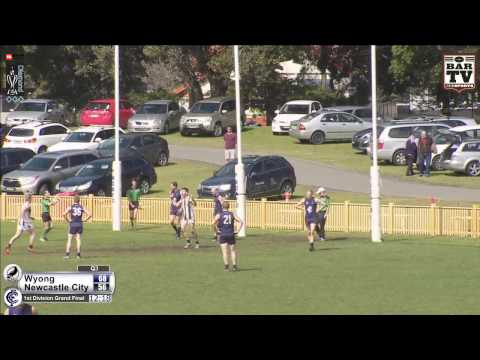2014 BDAFL 1st Division Grand Final Highlights - Wyong Lakes Magpies vs Newcastle City Blues