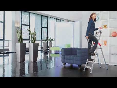 Hailo XXR Stehleiter, Stufenleiter, Haushaltsleiter Comfortline bei www.ReinigungsBerater.de