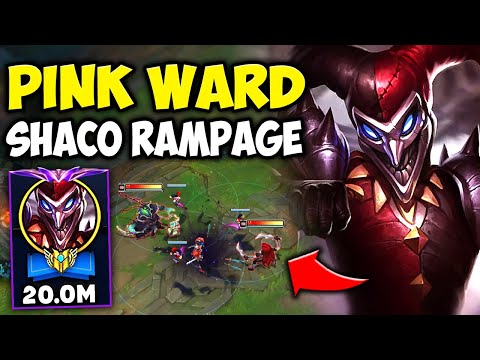 THE CLEANEST SHACO OUTPLAYS YOU'LL EVER SEE... WHEN PINK WARD CATCHES FIRE