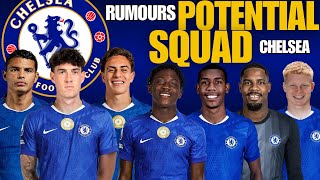 Chelsea Potential Squad 2026 | Chelsea Squad Based on Latest Transfer Rumours
