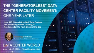 Pete Sacco (PTS Data Center Solutions) Data Center World 2025 Presentation