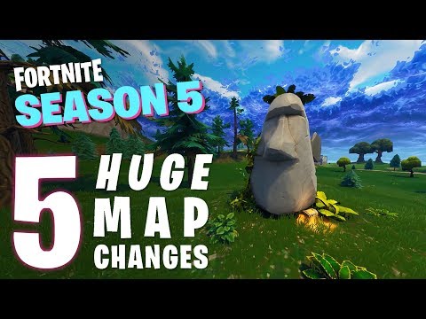 Fortnite Season 5: Top 5 BIGGEST Map Changes