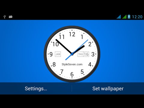 Light Analog Clock-7 Video