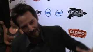 Keanu Reeves and Adrianne Palicki Chat ‘John Wick’ Premiere at Fantastic Fest! video