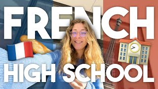 a day in a french high school 🇫🇷🥖