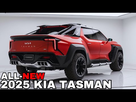 New 2025 Kia Tasman Unveiled - The most powerful pickup truck?