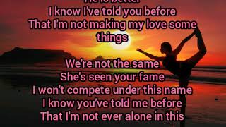 Play - Fickle Friends - Lyrics video ( baby you don&#39;t play it like you used to)