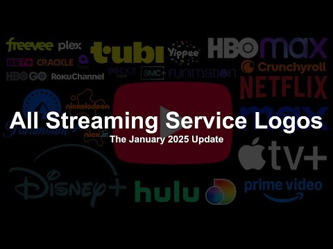 All Streaming Service Logos (The January 2025 Update) [MOST VIEWED VIDEO]
