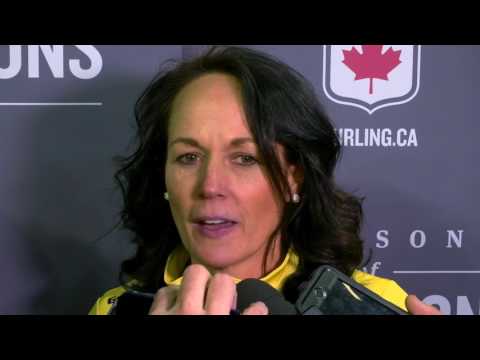 2017 Scotties Tournament Of Hearts - Media Scrum - 1v2 Page Playoff