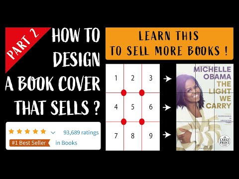 KDP Book Cover Design Tutorial: Design Secrets to Sell More Books on Amazon -Rule of Thirds [Part 2]