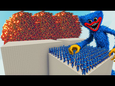 200x HUGGY WUGGY + 1x GIANT vs EVERY GOD - Totally Accurate Battle Simulator TABS