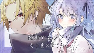 夜撫でるメノウ/そうま×ゆきむら。 【合わせてみた。】