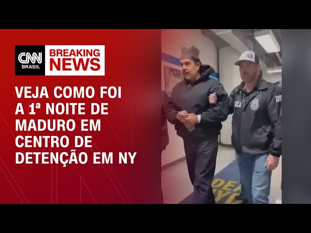 Maduro passa 1ª noite em centro de detenção em Nova York | CNN NEWSROOM