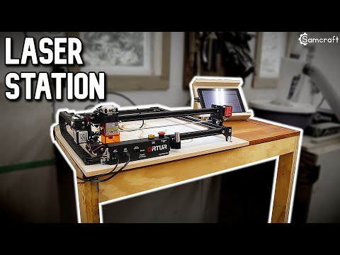 Building a NEW Laser Station from JUNK WOOD