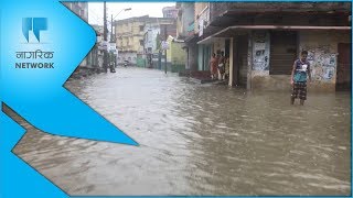 First rainfall inundates Birgunj (with photos and video)