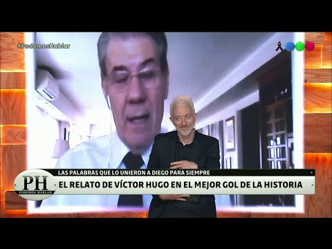 Victor Hugo's account of Diego's goal against the English - PH Podemos Hablar