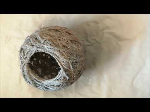 Eko DIY: abażur ze sznurka jutowego