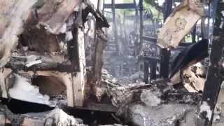 preview picture of video 'Itapetim BVP ônibus é incendiado 14 04 2014'