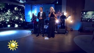 &quot;That&#39;s what friends are for&quot;- Magnus Carlsson och Jessica Andersson - Nyhetsmorgon (TV4)