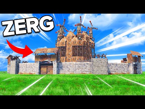 They raided her base so I ZERGED them - Rust Zerg