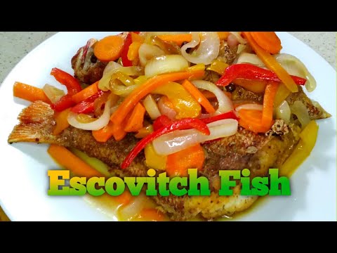 Escovitch Fish Jamaican Cuisine/how to make escovitch fish/Jamaican Style/Fried Fish #jamaican