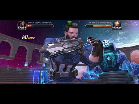 Beardo KOs Abyss Iron Man Infinity War w/one revive and health/science special boosts
