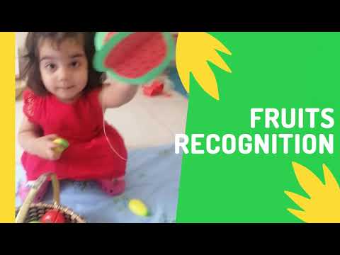 Fruits recognition | Toddler Learning Activities #learningwithnafisa #grannyandbaby