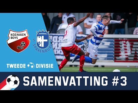 Samenvatting Kozakken Boys-SV Spakenburg 7-september-2019 | Tweede Divisie