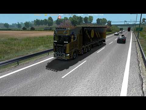 ETS2 v1.34 job from Bialystok(PL) to Vilnius(LT).