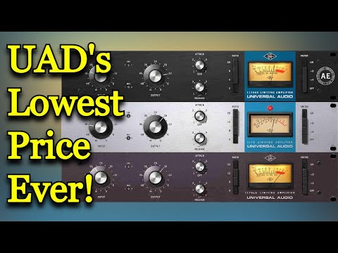 Lowest Price Ever! 3 Compressor VST Plugins by Universal Audio - 1176 Classic Limiter Collection