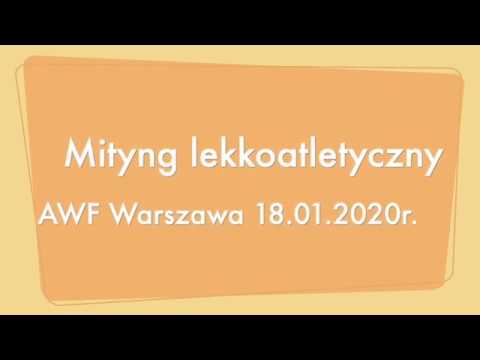 Halowe zawody kontrolne WMOZLA - 18.01.2020r. - 60 m ppł - Warszawa