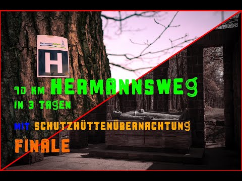 70 km Hermannsweg in 3 Tagen mit Schutzhüttenübernachtung Finale