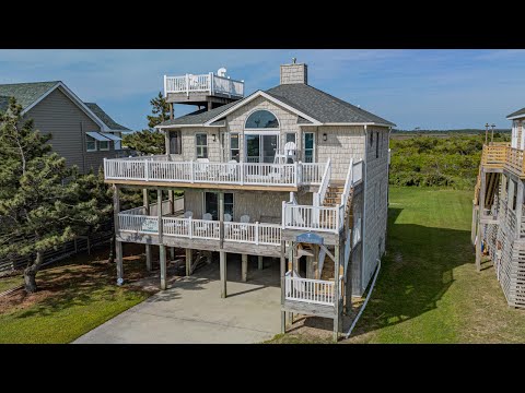 Impeccable Semi-Oceanfront Retreat at 9118 S Old Oregon Inlet Rd. Nags Head