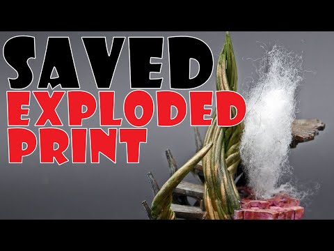 This 3D print exploded while I was on holiday! See how I saved it!