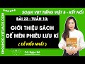 Vở bài tập Tiếng Việt Lớp 5 Bài 23: Sách Dế Mèn phiêu lưu kí
