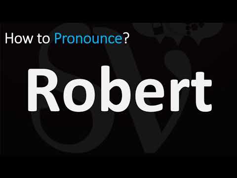 How to Pronounce Robert? (CORRECTLY)