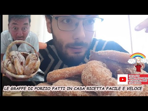LE GRAFFE DI PORZIO FATTA IN CASA RICETTA FACILE E VELOCE #foodvlog7 #graffe #zeppole #2022 #zeppole