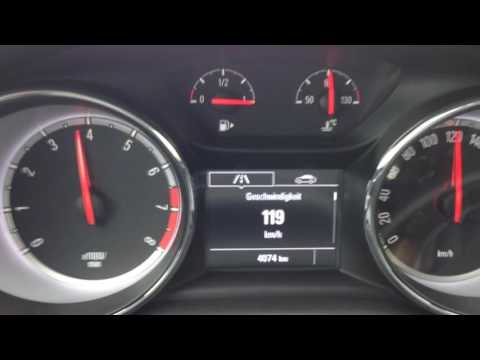 Opel Astra K 1.4 Turbo 125 Hp 0-150 Km/h