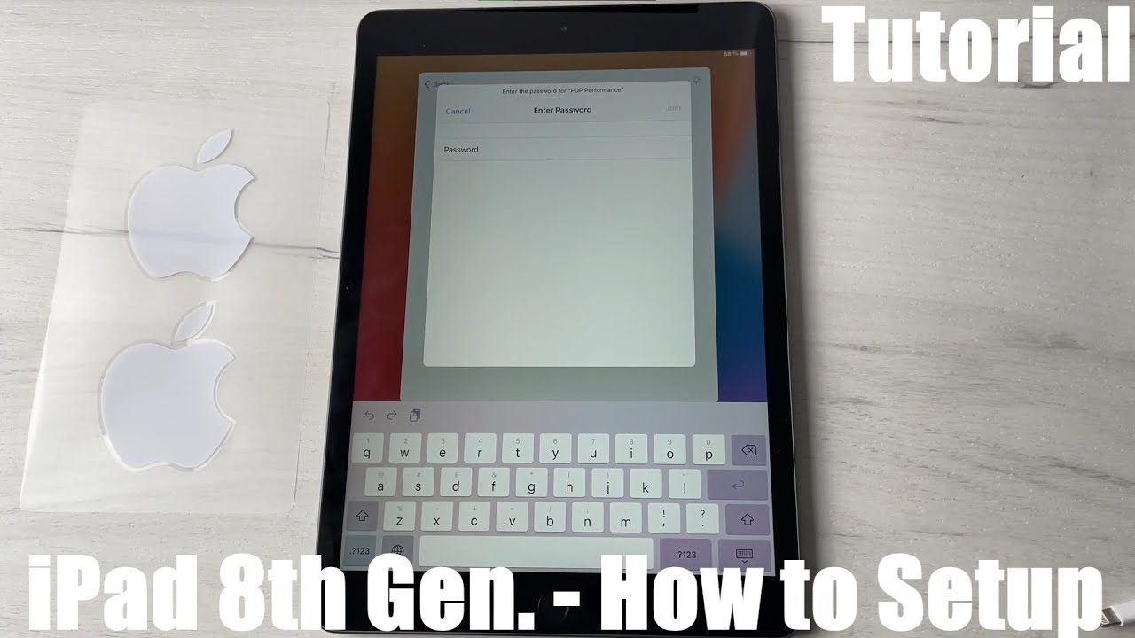How to setup your new Apple iPad (10.2-inch, Wi-Fi) - Space Gray (Latest Model 8th Generation) iOS