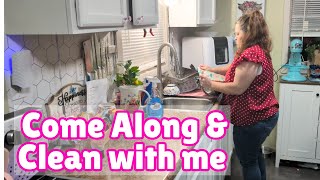 Come Along & Clean With Me | Cozy Real Life Homemaking Motivation