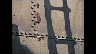 Flash burns and shadows at Hiroshima, nine months later (silent, color, HD)