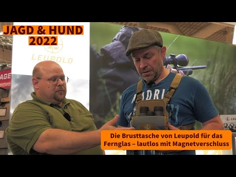 Jagd & Hund 2022: Die Brusttasche von Leupold für das Fernglas – lautlos mit Magnetverschluss