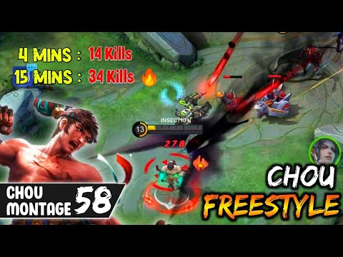 *34 KILLS* iNSECTiON FEED = AUTO SURRENDER 🔥 | FREESTYLE Chou Montage iNSECTiON - 58