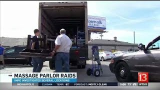 Massage parlor raids - 5pm