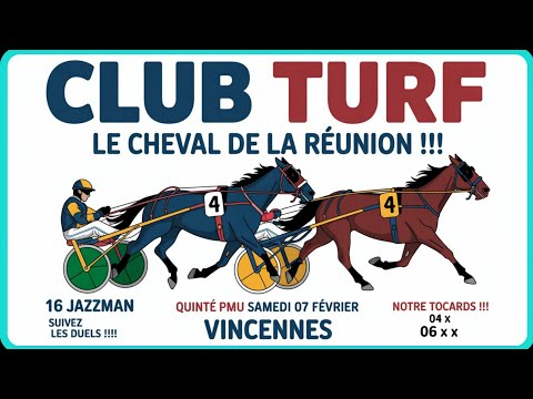 PRONOSTIC PMU QUINTE SAMEDI 07 FÉVRIER #quinté #pronosticpmuquinteherrasin #pmu #sorec 