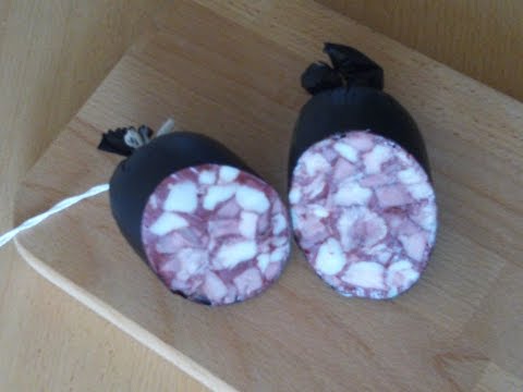 Gewürfelte Zungenwurst Wurst selber machen