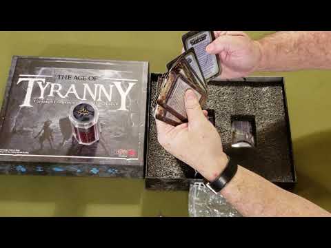 The Age of Tyranny unboxing - Board on the Bayou