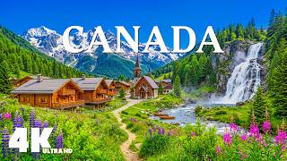 Canada 4K ULTRA HD | Soothing Nature, Emerald Lakes & Peaceful Landscapes