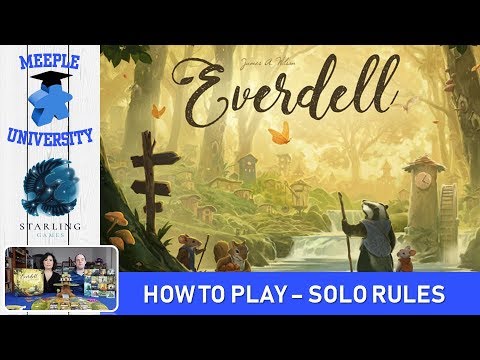 Everdell Board Game – How to Play Solo Rules & Setup (CONCISE Rules addition to multiplayer rules)